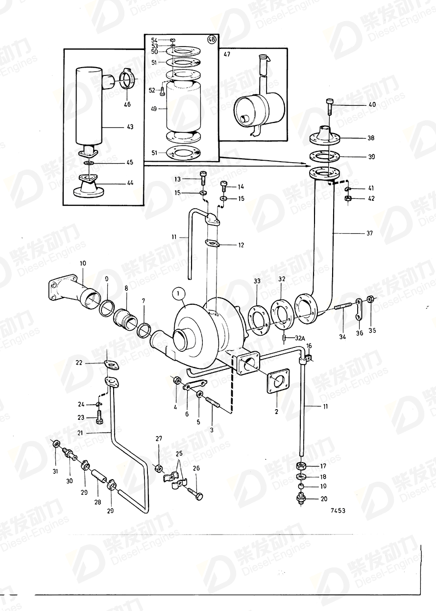 VOLVO O-ring 466739 Drawing